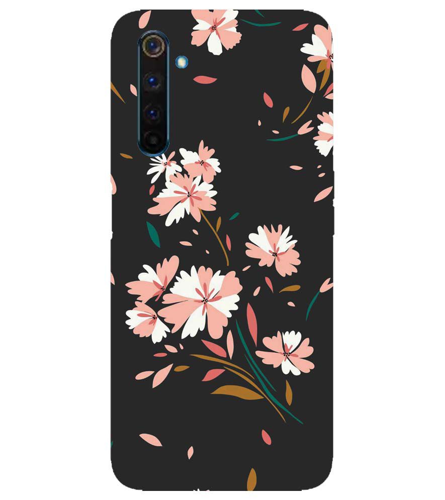 PS1328-Flower Pattern Back Cover for Realme 6 Pro