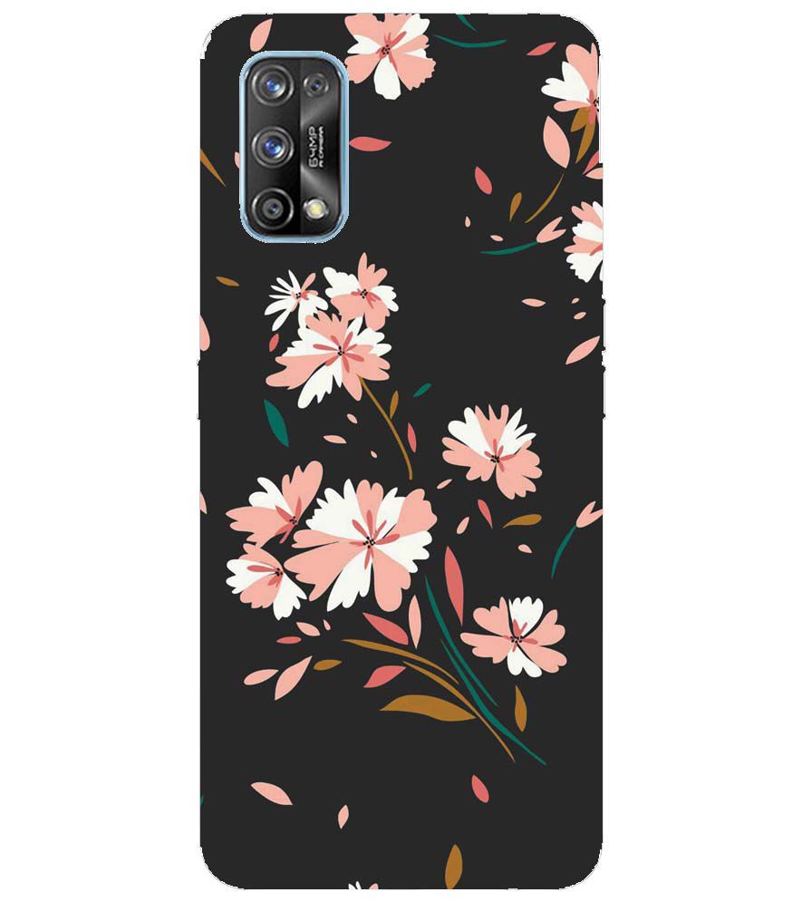 PS1328-Flower Pattern Back Cover for Realme 7 Pro