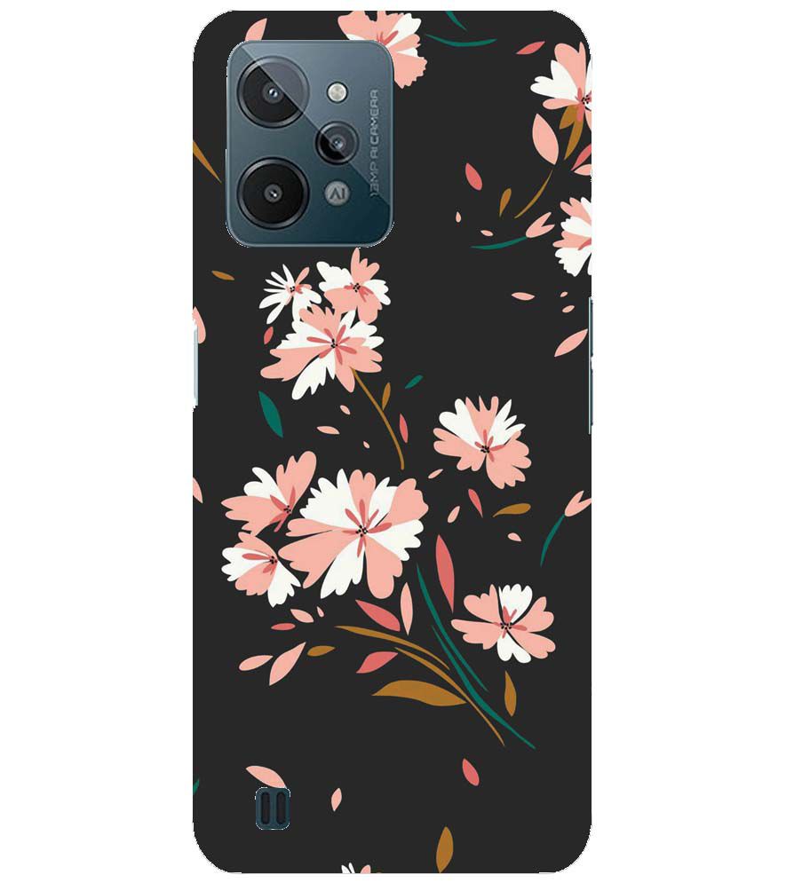 PS1328-Flower Pattern Back Cover for Realme C31