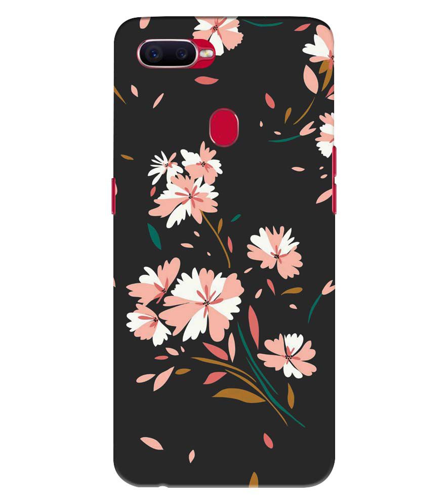 PS1328-Flower Pattern Back Cover for Realme U1