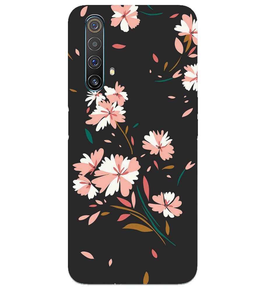 PS1328-Flower Pattern Back Cover for Realme X3