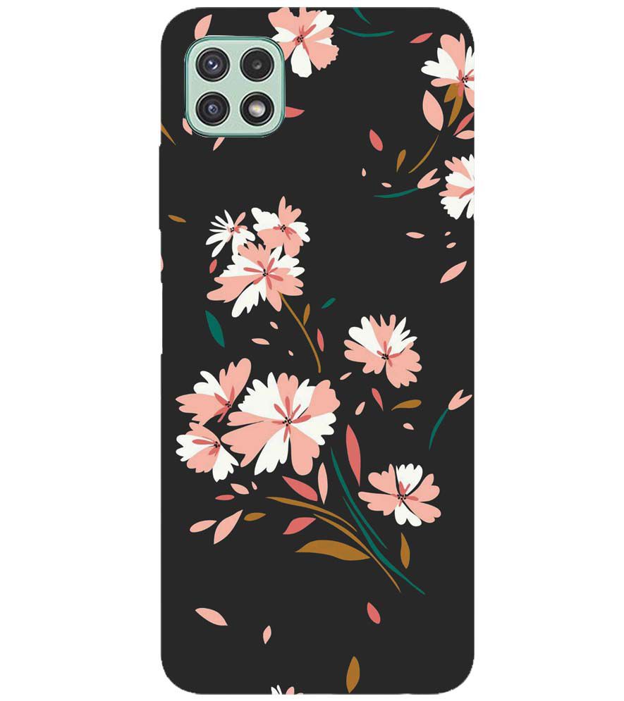 PS1328-Flower Pattern Back Cover for Samsung Galaxy A22 5G