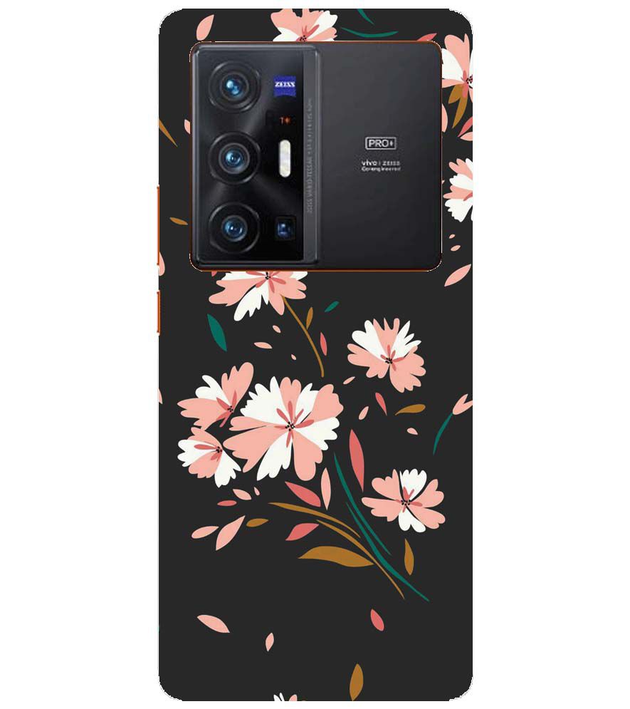 PS1328-Flower Pattern Back Cover for vivo X70 Pro+