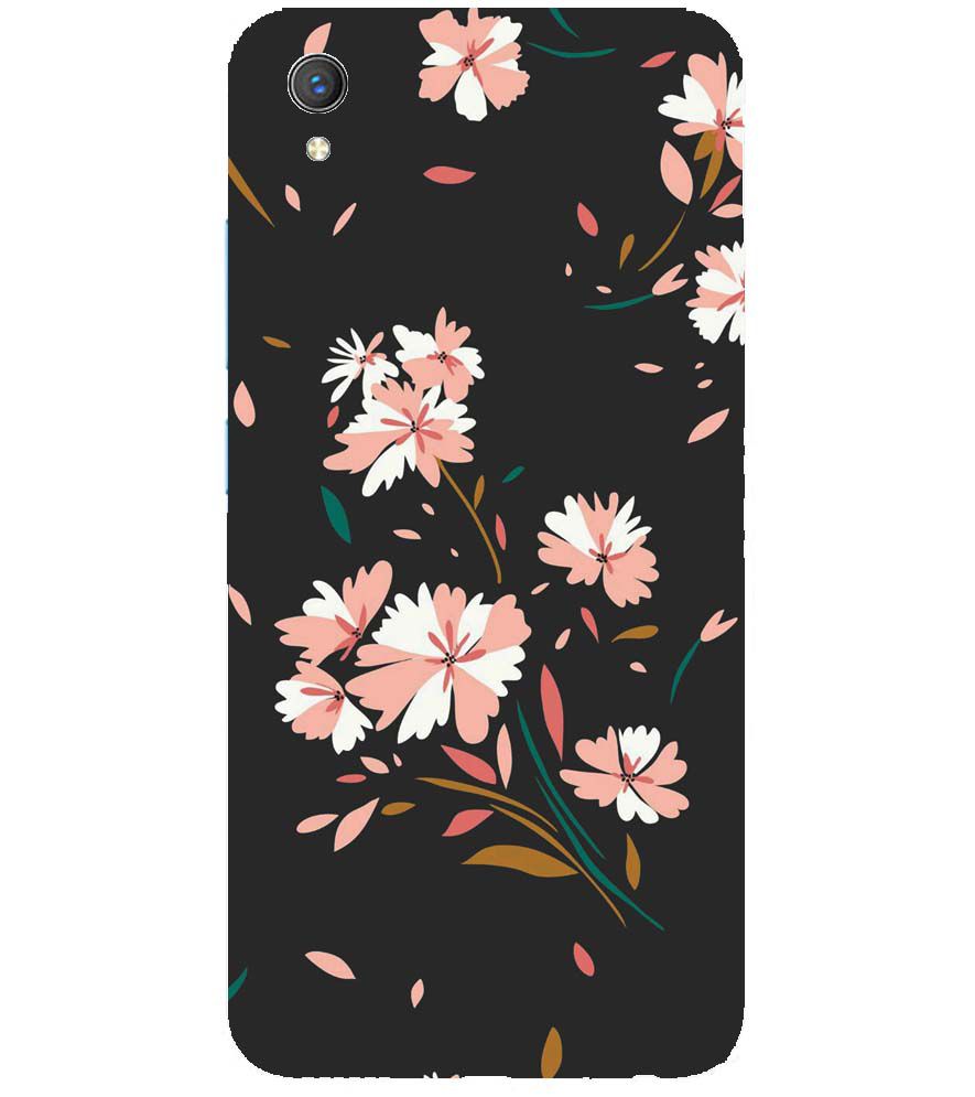 PS1328-Flower Pattern Back Cover for vivo Y1s