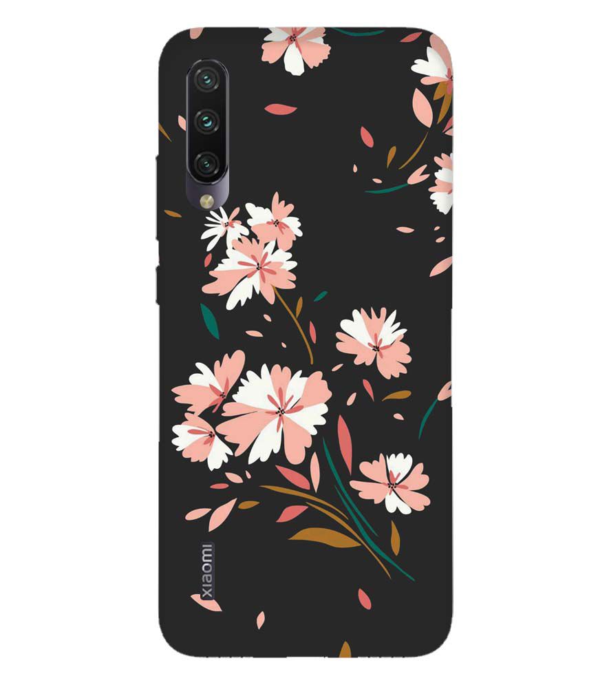 PS1328-Flower Pattern Back Cover for Xiaomi Mi A3