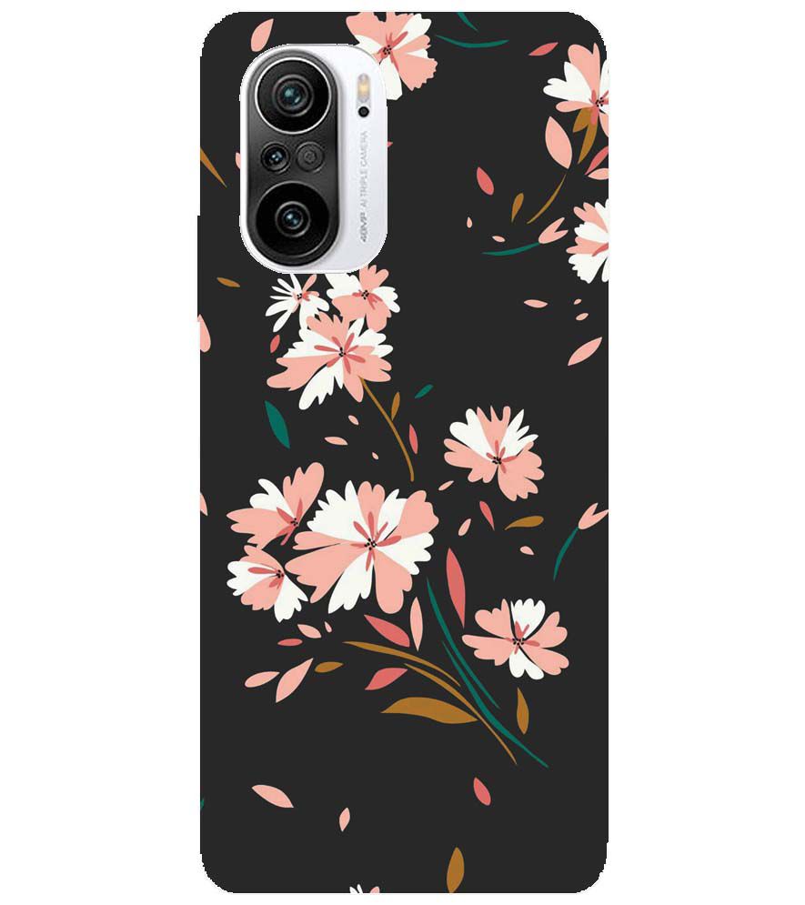 PS1328-Flower Pattern Back Cover for Xiaomi Redmi K40