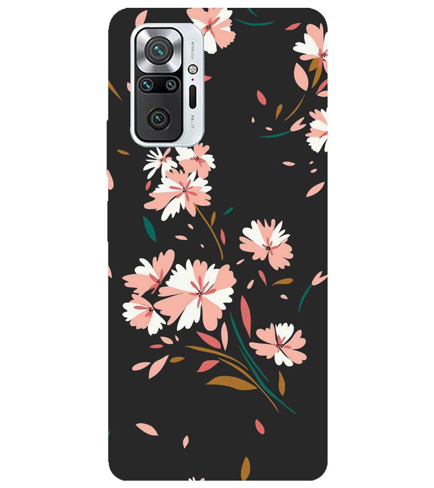 PS1328-Flower Pattern Back Cover for Xiaomi Redmi Note 10 Pro