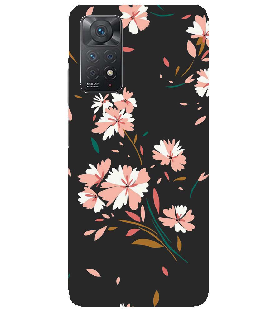 PS1328-Flower Pattern Back Cover for Xiaomi Redmi Note 11 Pro