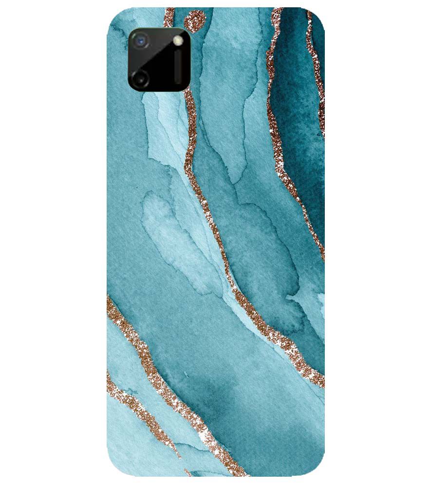 PS1329-Golden Green Marble Back Cover for Realme C11