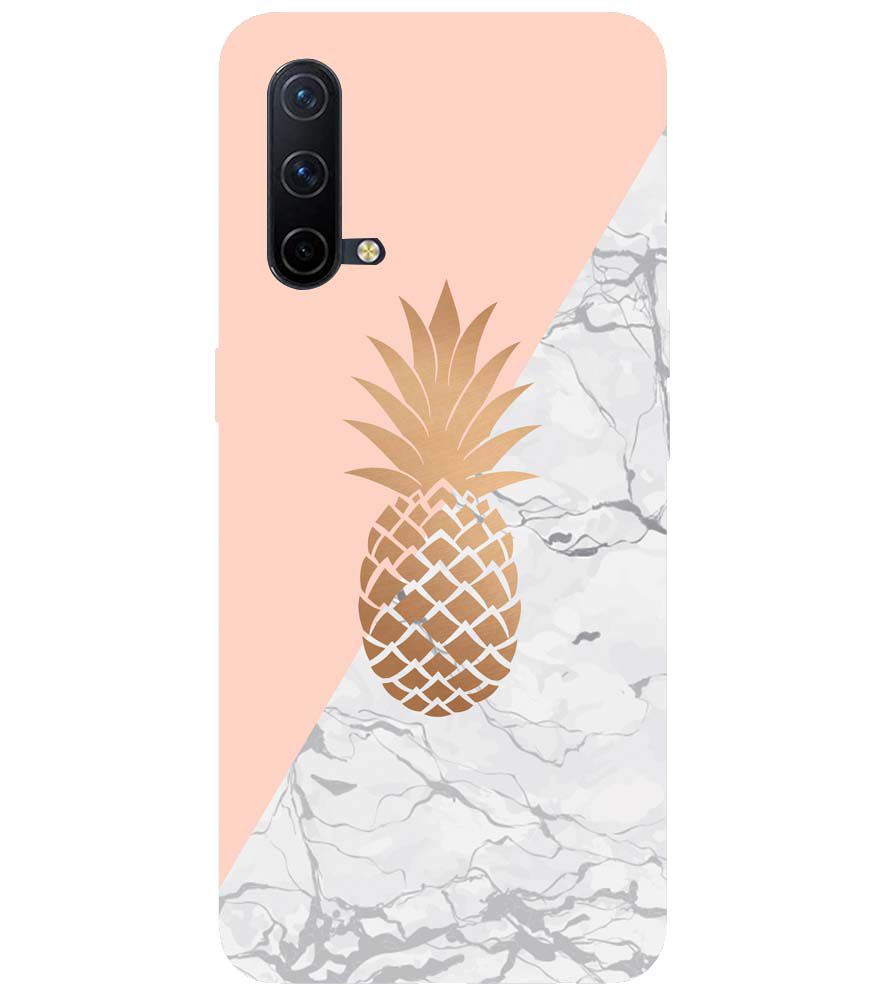 PS1330-Pineapple Marble Back Cover for OnePlus Nord CE 5G