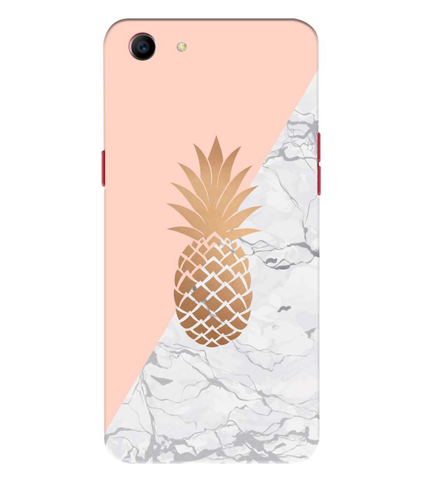 PS1330-Pineapple Marble Back Cover for Oppo A1