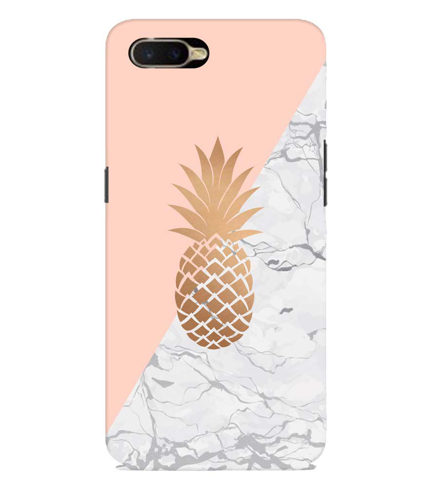 PS1330-Pineapple Marble Back Cover for Oppo K1