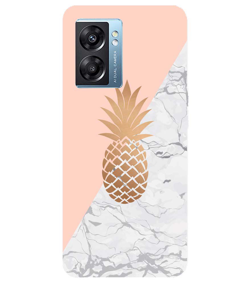 PS1330-Pineapple Marble Back Cover for Oppo K10 5G