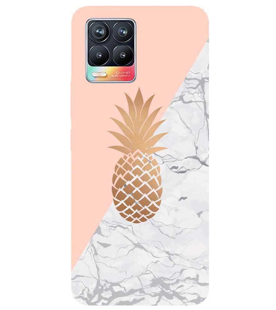 PS1330-Pineapple Marble Back Cover for Realme 8