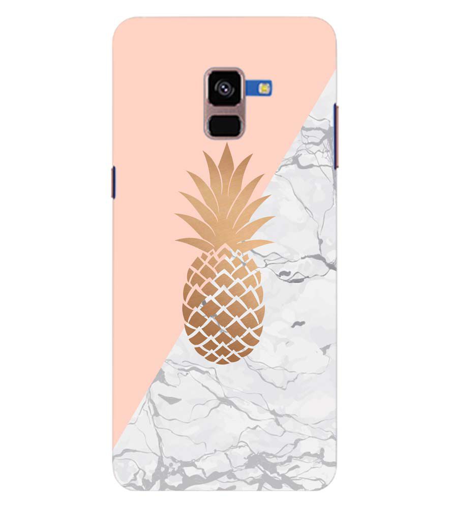 PS1330-Pineapple Marble Back Cover for Samsung Galaxy A8 Plus