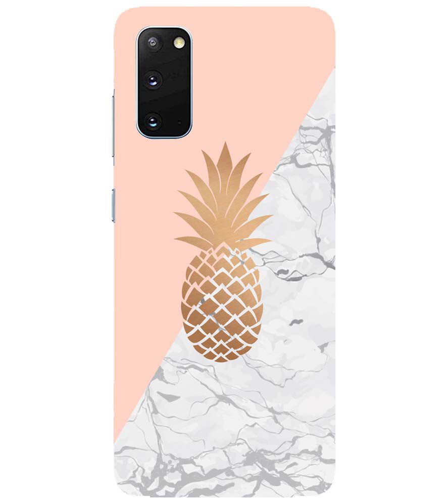 PS1330-Pineapple Marble Back Cover for Samsung Galaxy S20 5G