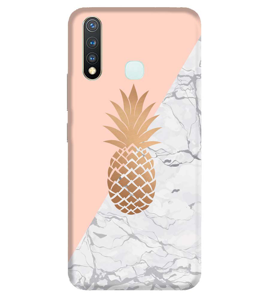 PS1330-Pineapple Marble Back Cover for Vivo U20