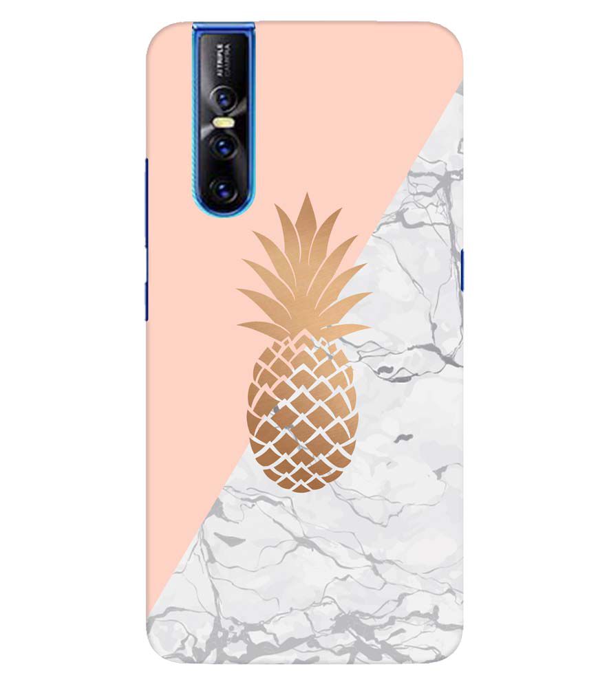 PS1330-Pineapple Marble Back Cover for Vivo V15 Pro