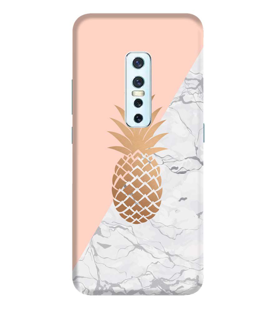 PS1330-Pineapple Marble Back Cover for Vivo V17 Pro