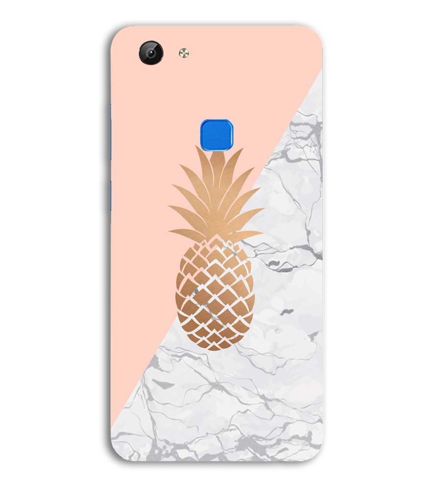 PS1330-Pineapple Marble Back Cover for Vivo V7 (5.7 Inch Screen)