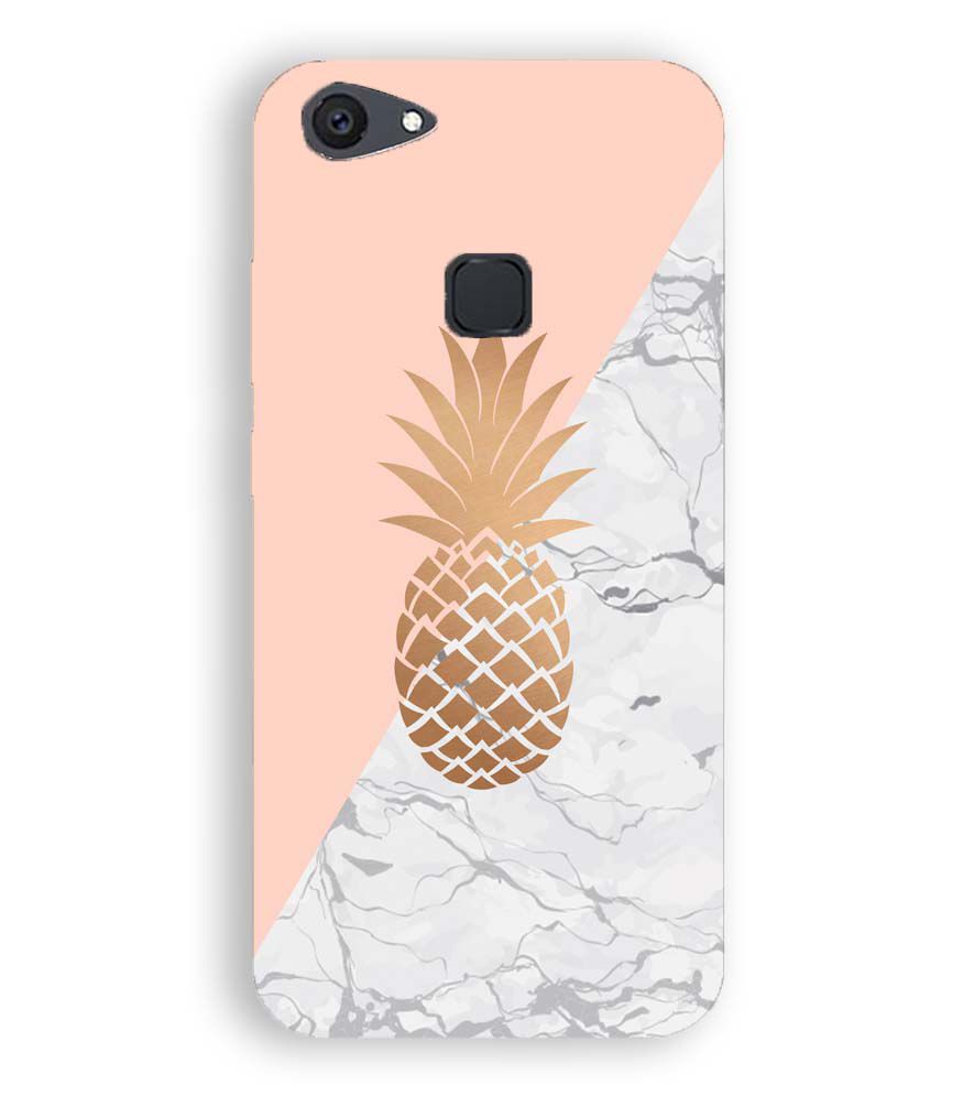 PS1330-Pineapple Marble Back Cover for Vivo V7 Plus