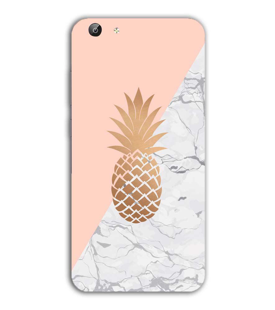 PS1330-Pineapple Marble Back Cover for Vivo Y69