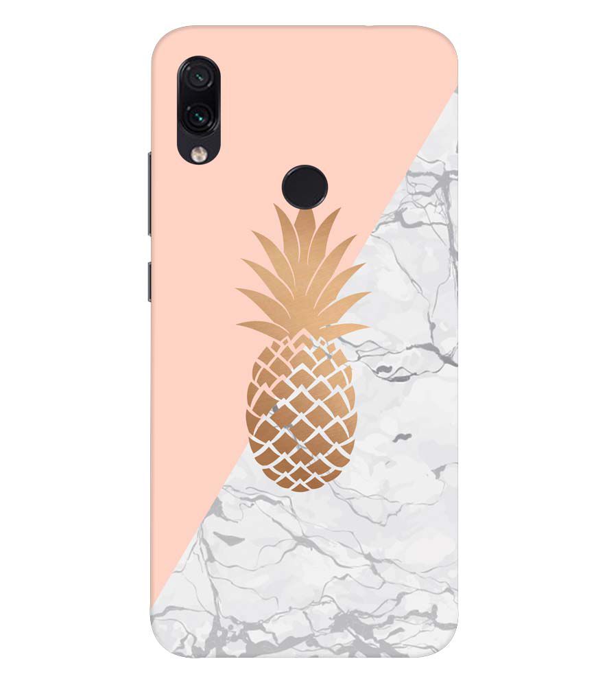 PS1330-Pineapple Marble Back Cover for Xiaomi Redmi 7