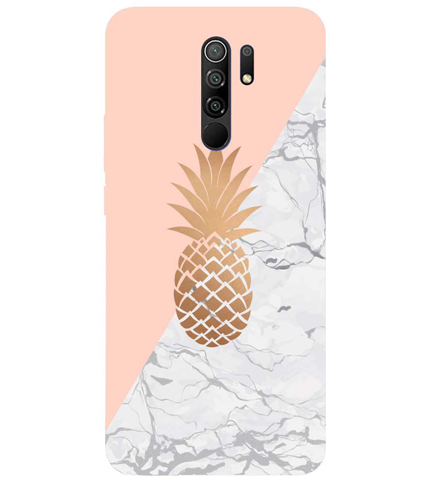 PS1330-Pineapple Marble Back Cover for Xiaomi Redmi 9 Prime