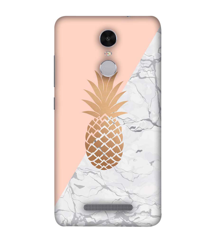 PS1330-Pineapple Marble Back Cover for Xiaomi Redmi Note 4