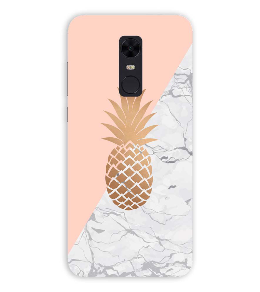 PS1330-Pineapple Marble Back Cover for Xiaomi Redmi Note 5