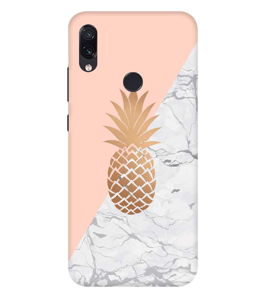 PS1330-Pineapple Marble Back Cover for Xiaomi Redmi Note 7