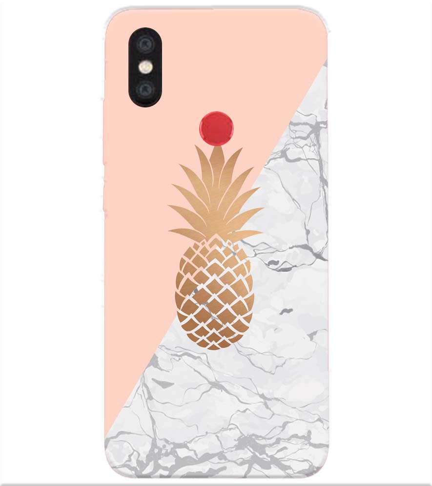 PS1330-Pineapple Marble Back Cover for Xiaomi Redmi Y2