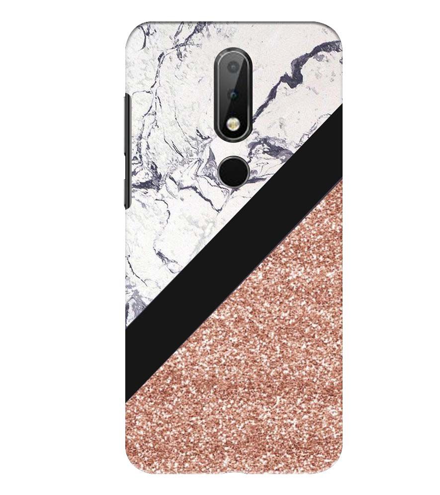 PS1331-Marble and More Back Cover for Nokia 6.1 Plus (Nokia X6)