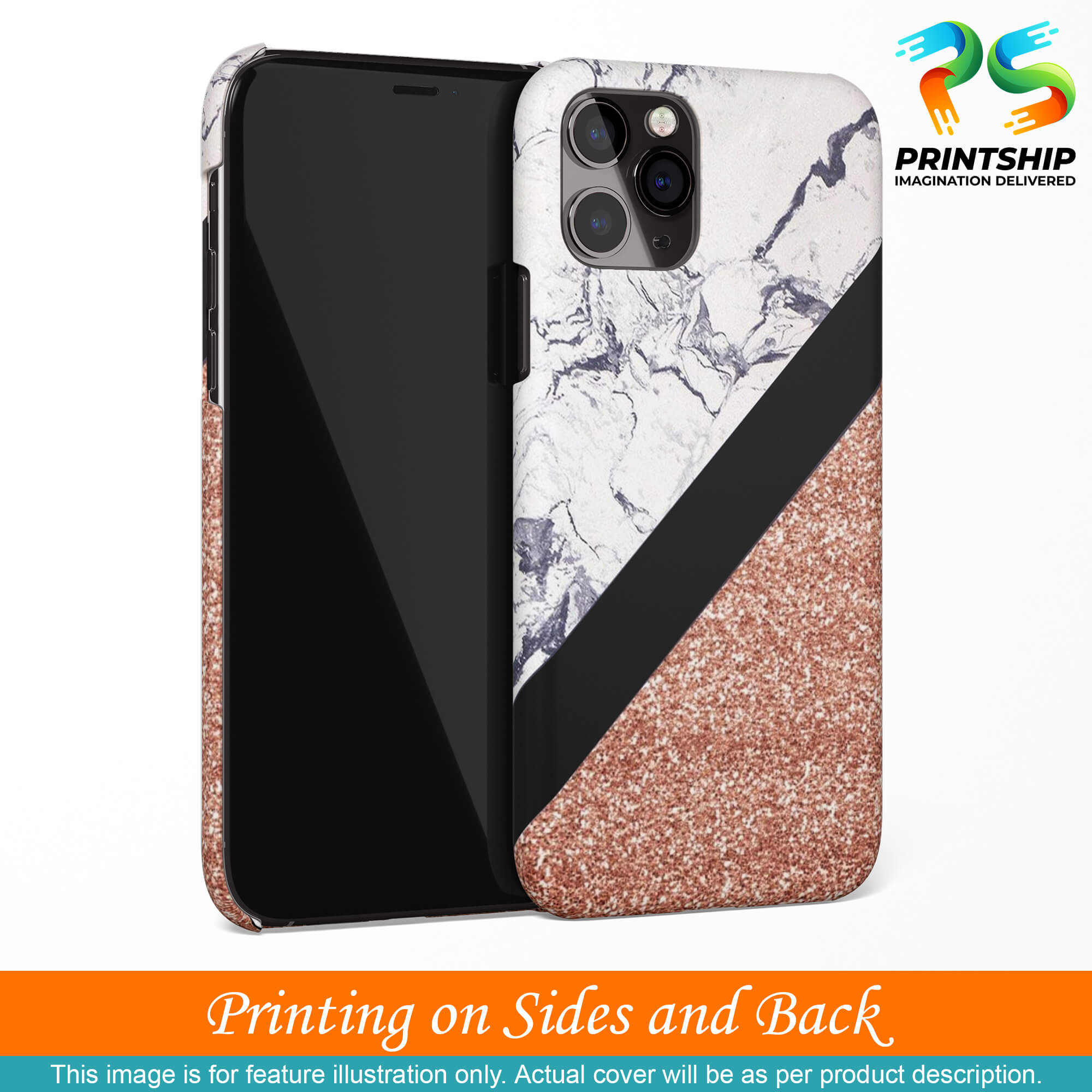 PS1331-Marble and More Back Cover for Xiaomi Redmi 6-Image3