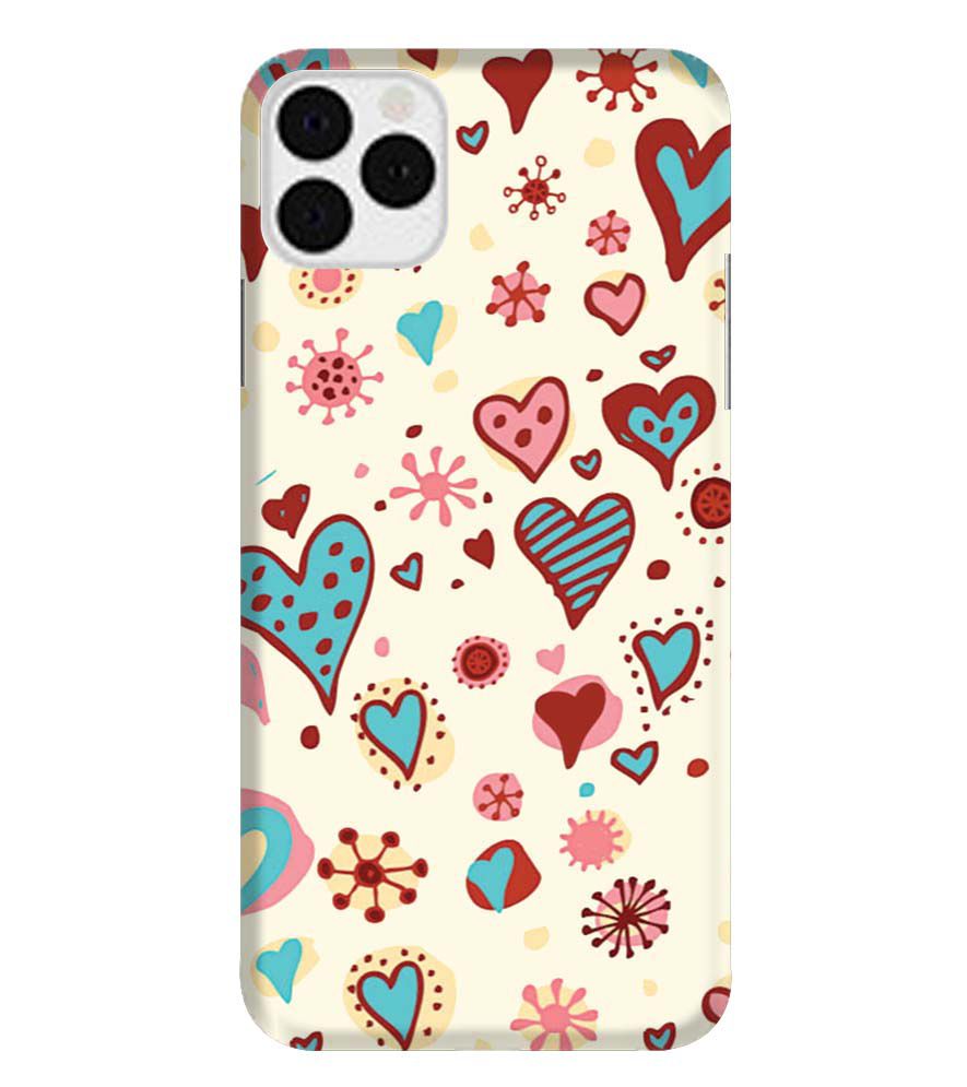 PS1332-Hearts All Around Back Cover for Apple iPhone 11 Pro