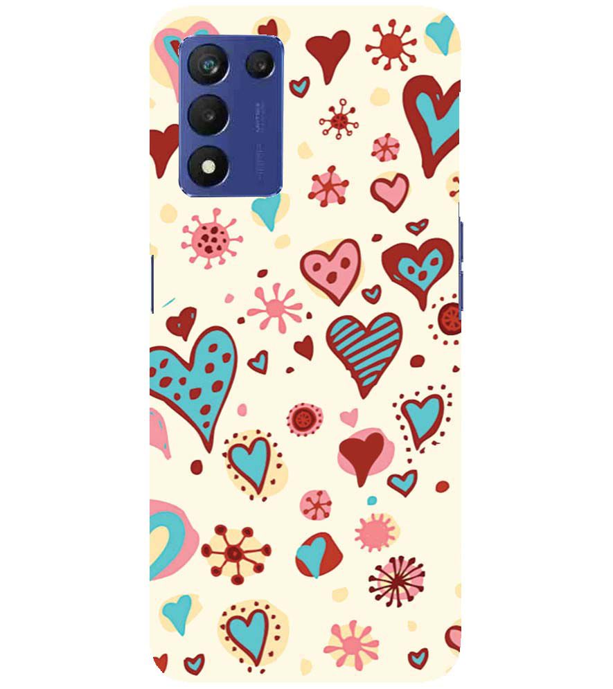 PS1332-Hearts All Around Back Cover for Realme 9 5G Speed