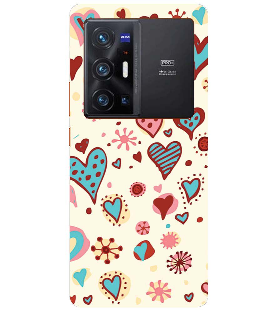 PS1332-Hearts All Around Back Cover for vivo X70 Pro+