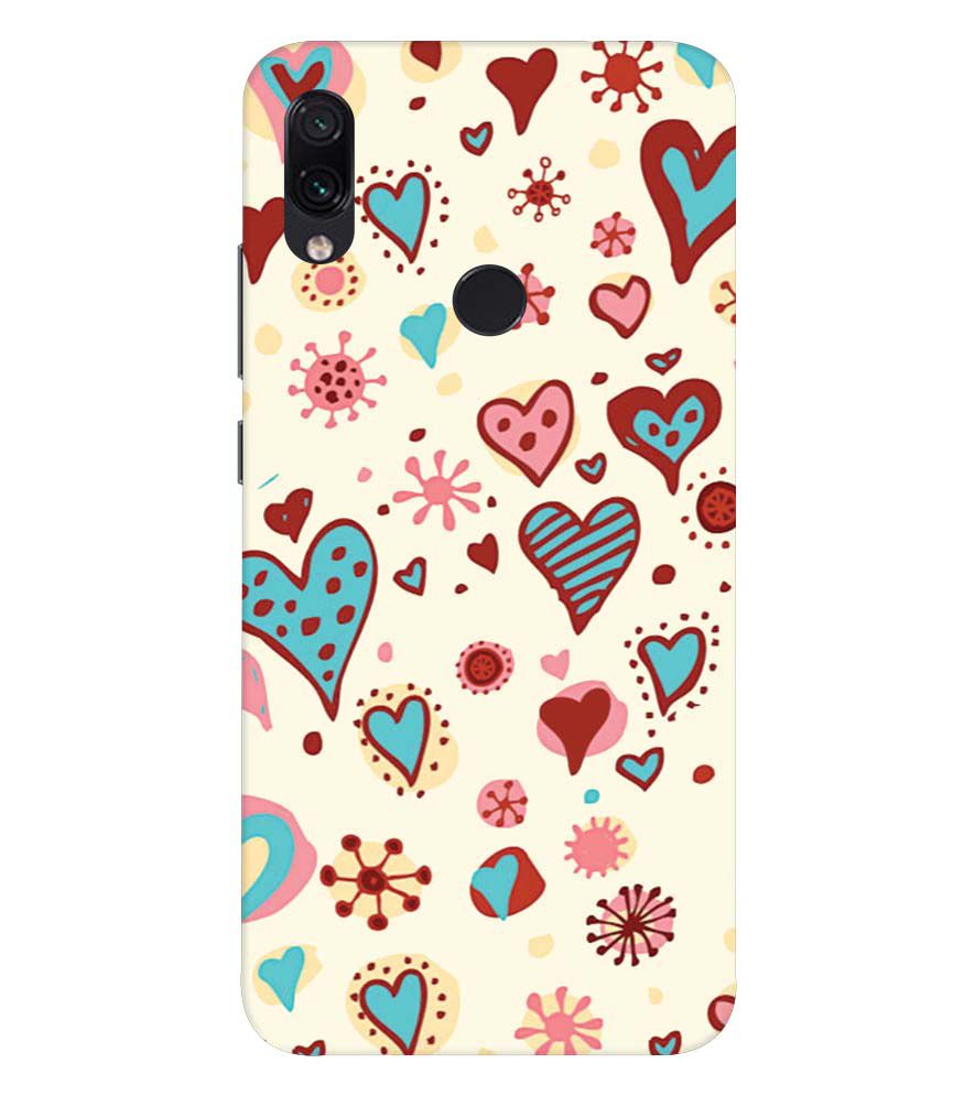 PS1332-Hearts All Around Back Cover for Xiaomi Redmi 7