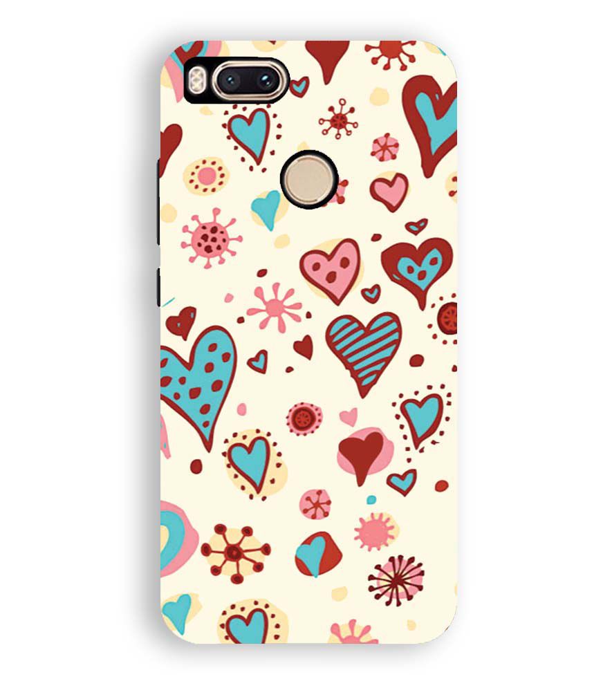 PS1332-Hearts All Around Back Cover for Xiaomi Redmi A1