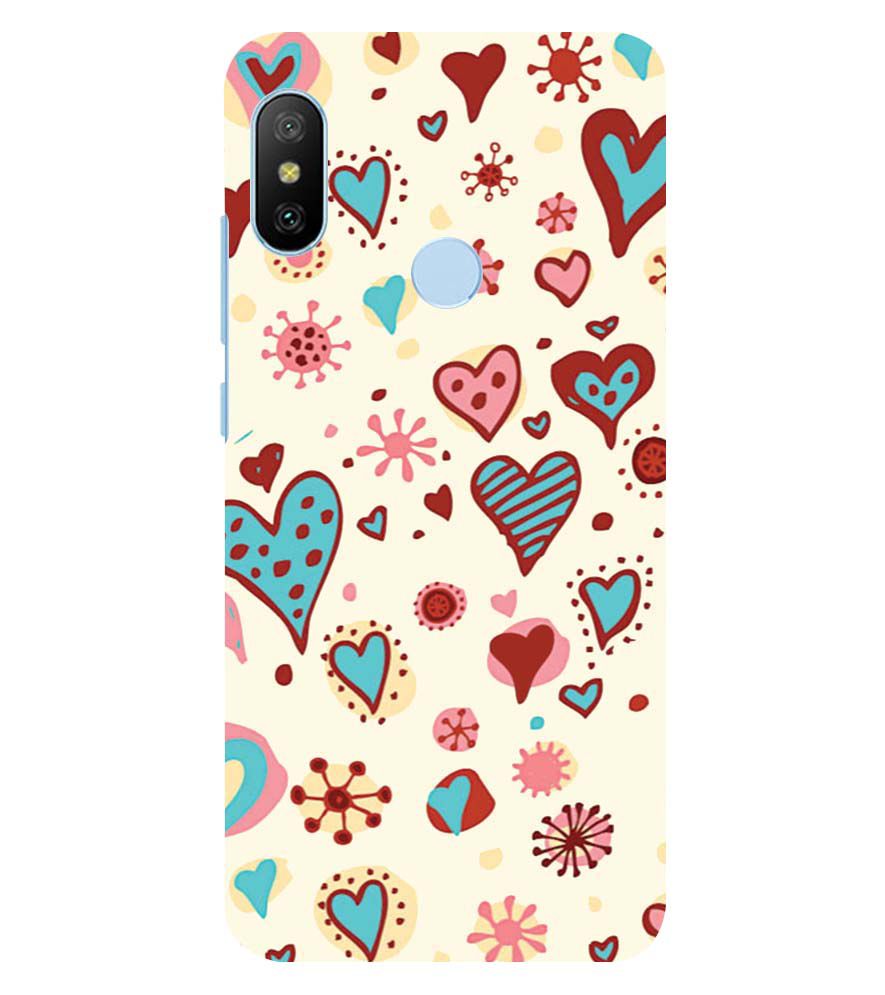 PS1332-Hearts All Around Back Cover for Xiaomi Redmi A2