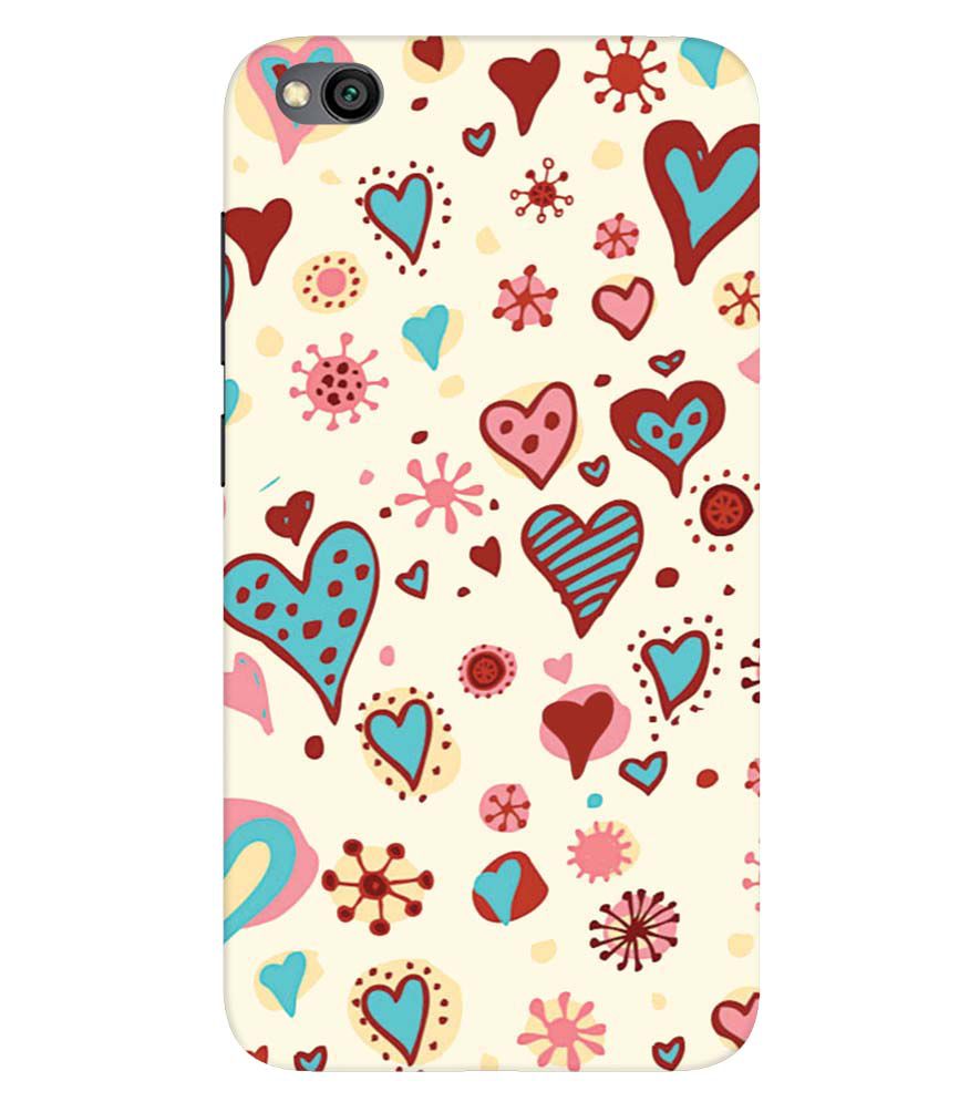 PS1332-Hearts All Around Back Cover for Xiaomi Redmi Go