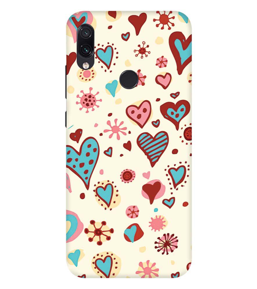 PS1332-Hearts All Around Back Cover for Xiaomi Redmi Note 7