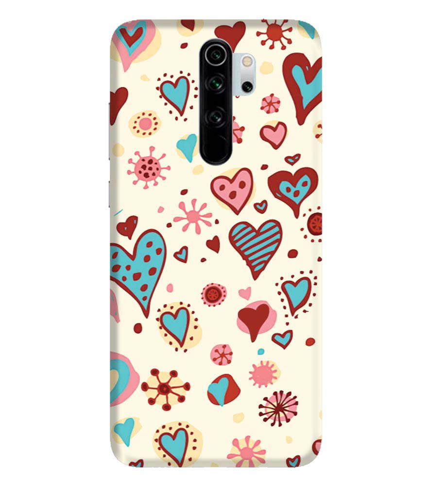 PS1332-Hearts All Around Back Cover for Xiaomi Redmi Note 8 Pro