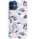 PS1333-Flowery Patterns Back Cover for Apple iPhone 12 Mini