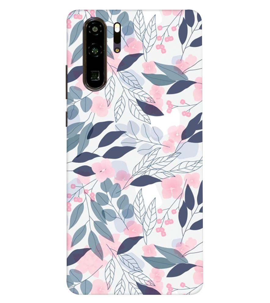 PS1333-Flowery Patterns Back Cover for Huawei P30 Pro