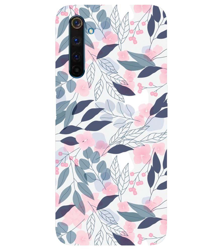 PS1333-Flowery Patterns Back Cover for Realme 6 Pro