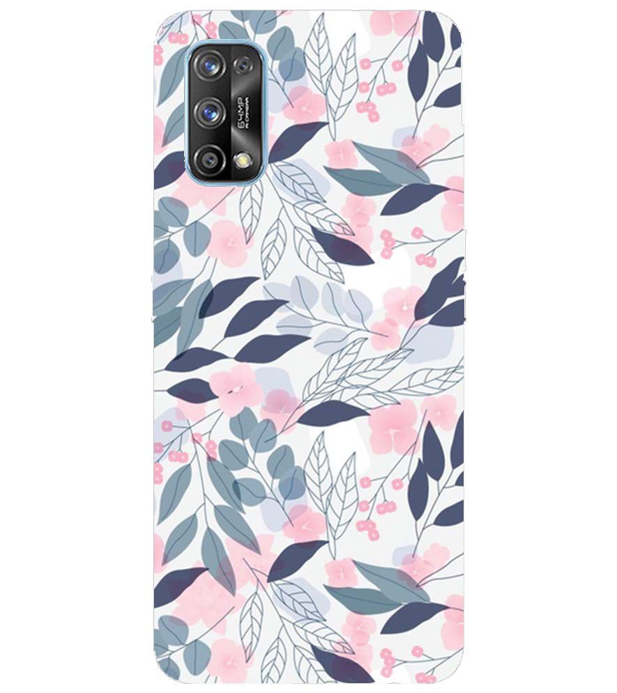 PS1333-Flowery Patterns Back Cover for Realme 7 Pro