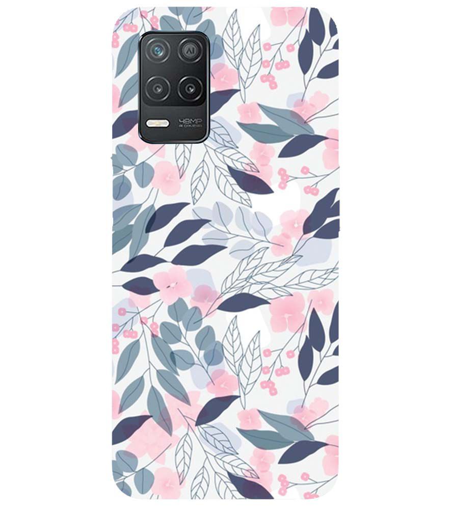 PS1333-Flowery Patterns Back Cover for Realme 8 5G