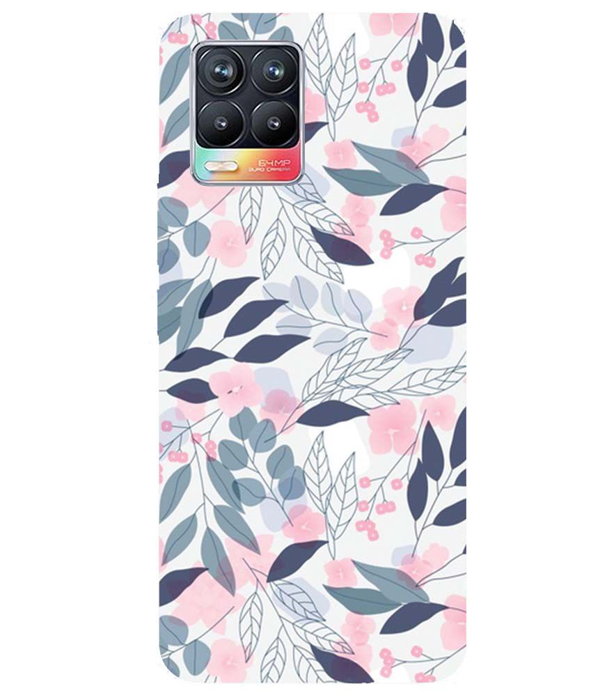 PS1333-Flowery Patterns Back Cover for Realme 8