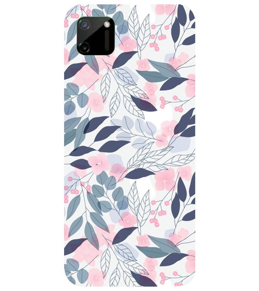 PS1333-Flowery Patterns Back Cover for Realme C11